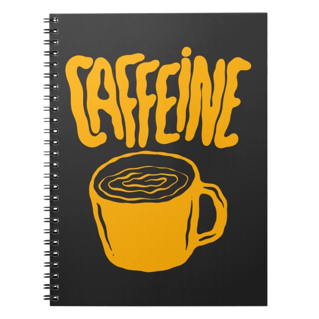 Yellow Caffeine Notizblock (Vorderseite)