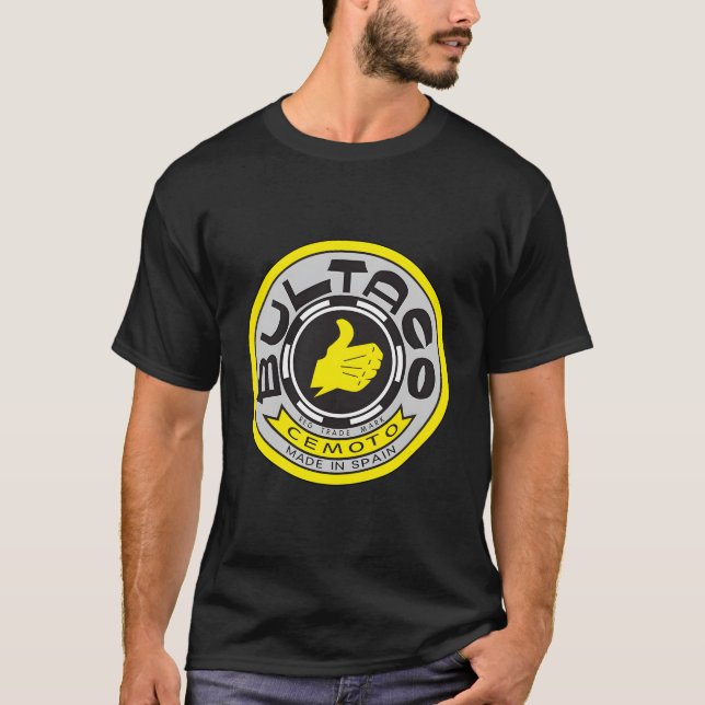 Yellow Camiseta Bultaco Amarillo Camiseta Esencial T-Shirt (Vorderseite)