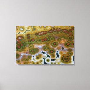 Yellow Ccolor Ocean Jasper Leinwanddruck