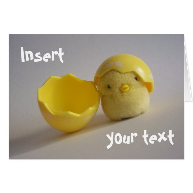 Yellow Chick Card (Vorderseite (Horizontal))