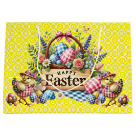 Yellow Chicks Oster Große Geschenktüte