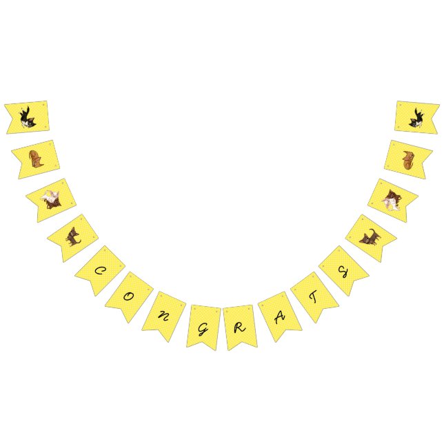 Yellow Chihuahua Party Banner (Alle)