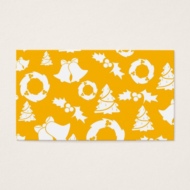Yellow Christmas Pattern (Vorderseite)