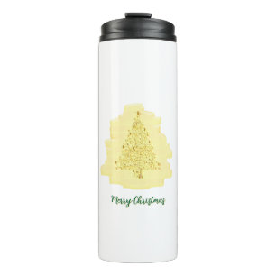 Yellow Christmas Thermosbecher