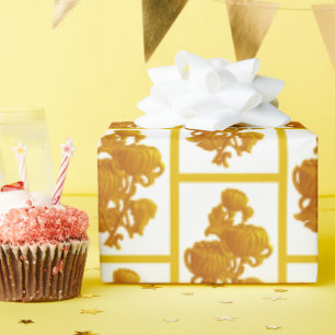 Yellow Chrysanthemum Geschenkpapier