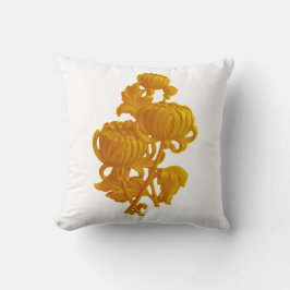 Yellow Chrysanthemum Kissen