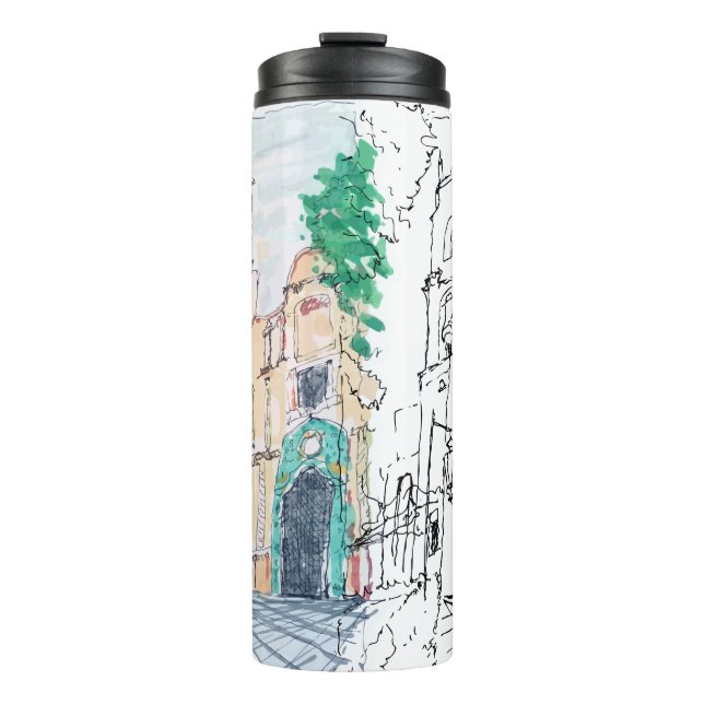 Yellow Church Thermosbecher (Vorderseite)