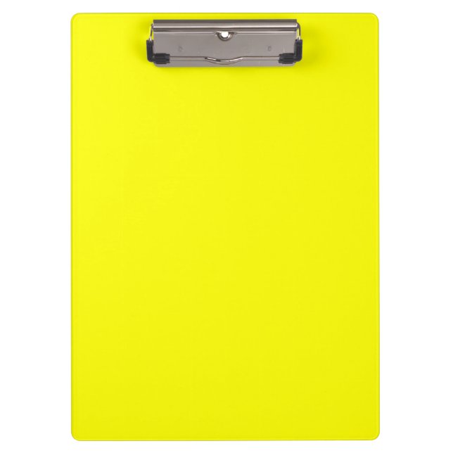 Yellow Clipboard Klemmbrett (Vorderseite)