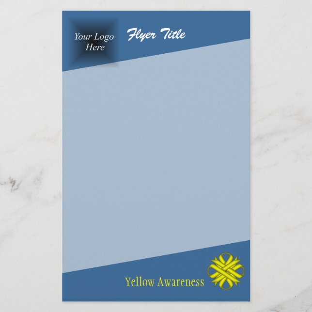 Yellow Clover Ribbon von Kenneth Yoncich Flyer (Vorne)