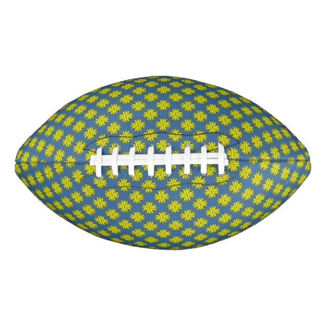 Yellow Clover Ribbon von Kenneth Yoncich Football (Vorderseite)