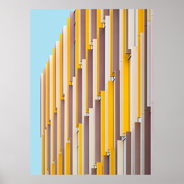 YELLOW CONCRETE BUILDING DURING DAYTIME POSTER (Vorne)