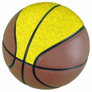 Yellow Confetti Basketball