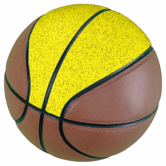 Yellow Confetti Basketball (angewinkelt)