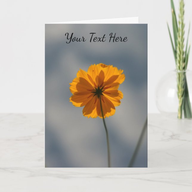 Yellow Coreopsis Karte (Vorderseite)