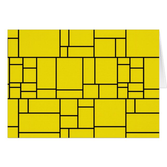 Yellow Crackle Art (Vorderseite (Horizontal))