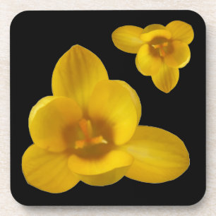 Yellow Crocus Cork Untersetzer
