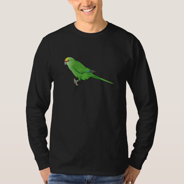Yellow crowned parakeet Kakariki   T-Shirt (Vorderseite)