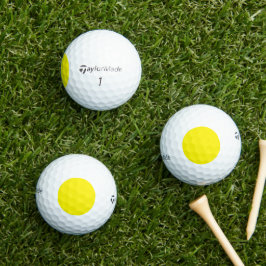Yellow Custom Taylor Made TP5 Golf Balls Golfball