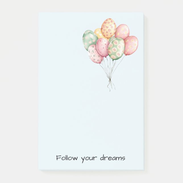 Yellow Daffodil Flowers Peach Bow Post-it Klebezettel (Vorderseite)