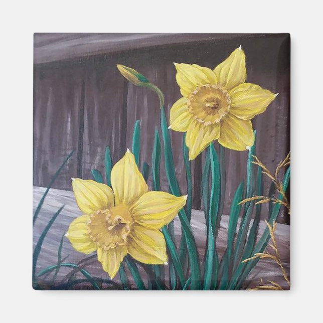 Yellow Daffodils Magnet (Vorne)