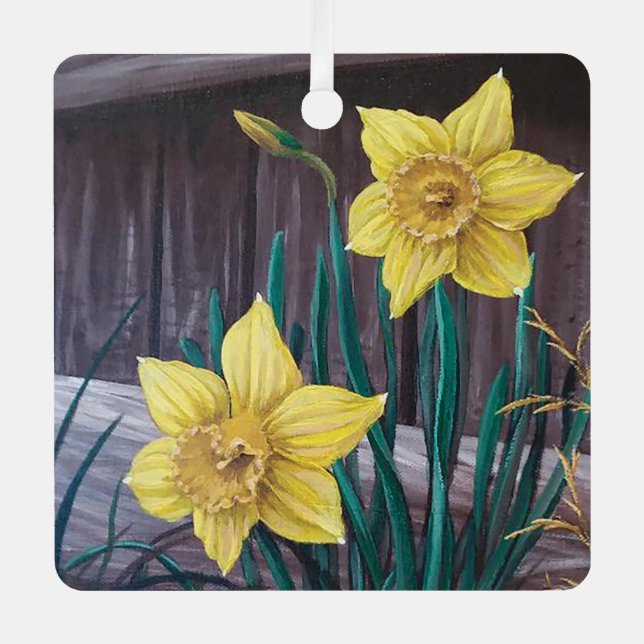 Yellow Daffodils Ornament (Vorderseite)
