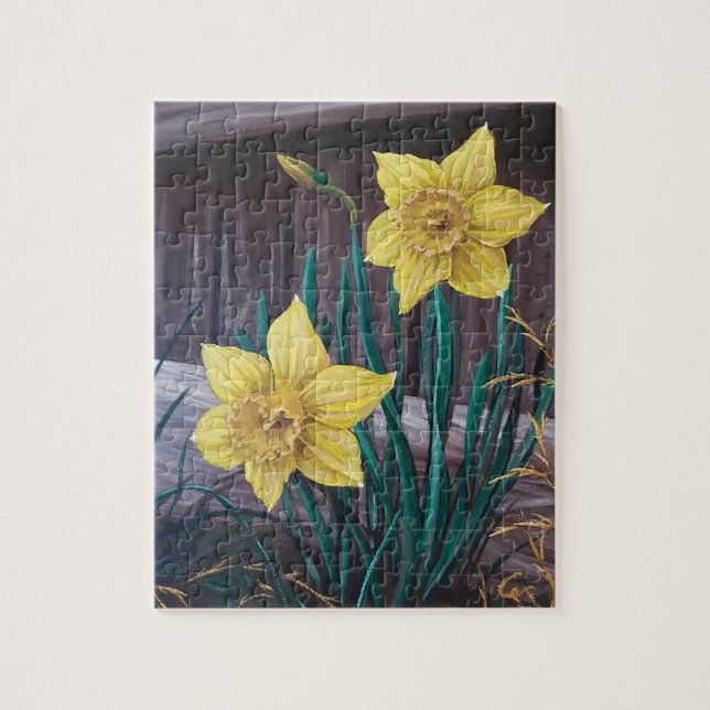 Yellow Daffodils Puzzle 8" x 10" (Vertikal)