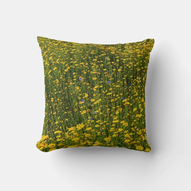 Yellow Daisies Kissen (Vorderseite)