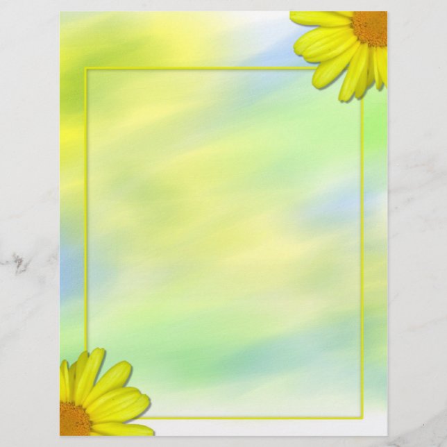 Yellow Daisies Letterhead (Vorderseite)
