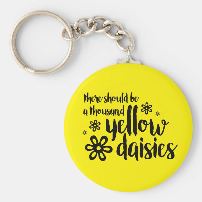 Yellow Daisies Schlüsselanhänger (Vorne)