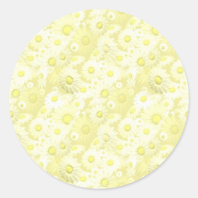 Yellow Daisies Stickers (Vorderseite)