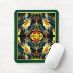 Yellow Daisy Blume Abstrakt Mousepad