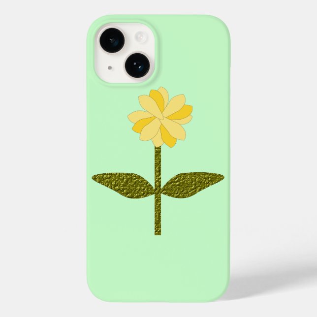 Yellow Daisy Blume Case-Mate iPhone Hülle (Rückseite)