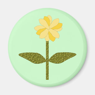 Yellow Daisy Blume Magnet