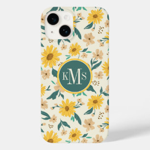 Yellow Daisy Blume Pattern Case-Mate iPhone 14 Hülle