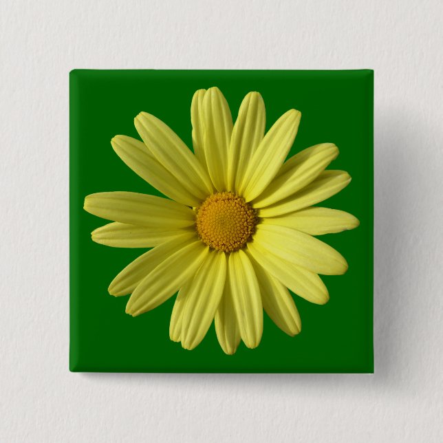Yellow Daisy Button (Vorderseite)