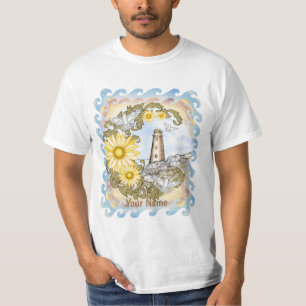 Yellow Daisy Lighthouse T-Shirt