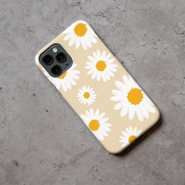 Yellow Daisy Niedliche Blume Trendy Case-Mate iPhone Hülle (Von Creator hochgeladen)