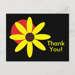 Yellow Daisy Postcard Postkarte
