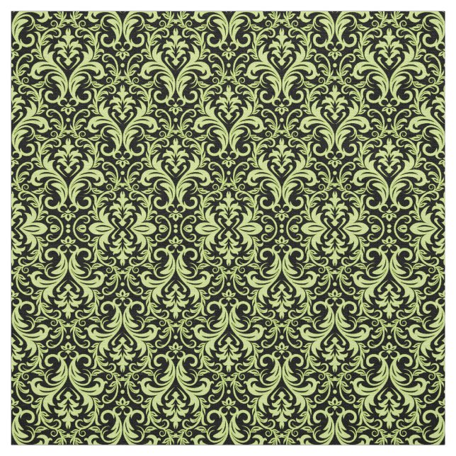 Yellow Damask Stoff (Muster)