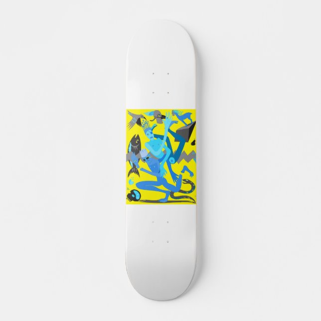 Yellow Dance Skateboard (Vorne)
