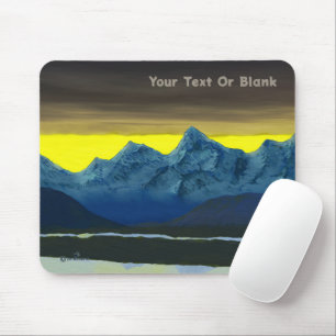 Yellow Dawn North Mousepad