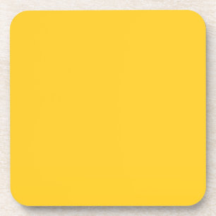 Yellow deep rich saturated solid sunshine     getränkeuntersetzer