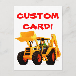 Yellow Digger Postkarte