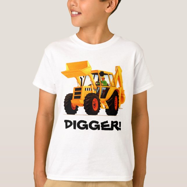 Yellow Digger T-Shirt (Vorderseite)