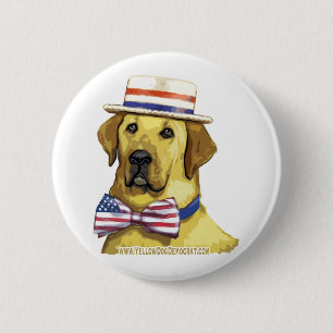 Yellow Dog Democracy Button