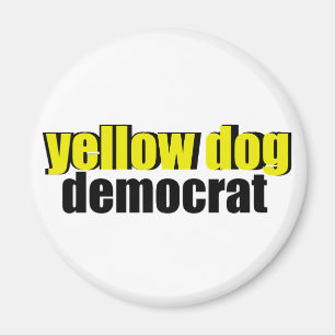 Yellow Dog Demokrat Magnet