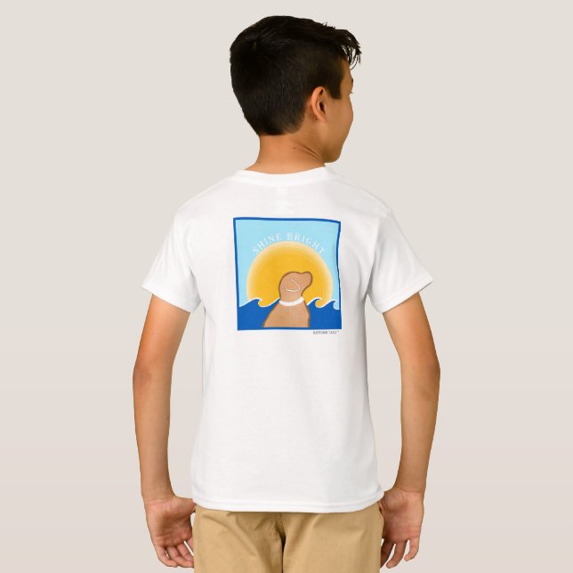 Yellow Dog Shine Bright T-Shirt (Schwarz voll)
