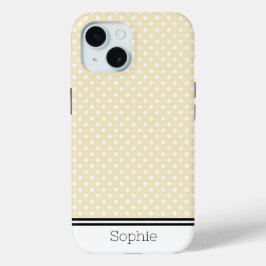 Yellow Dots Custom Samsung Case-Mate iPhone Hülle