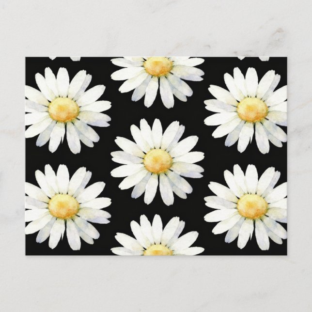 Yellow Dotted Daisy's Postkarte (Vorderseite)