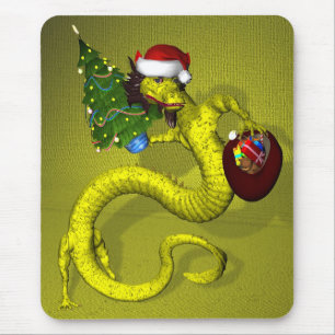 Yellow Dragon Mousepad